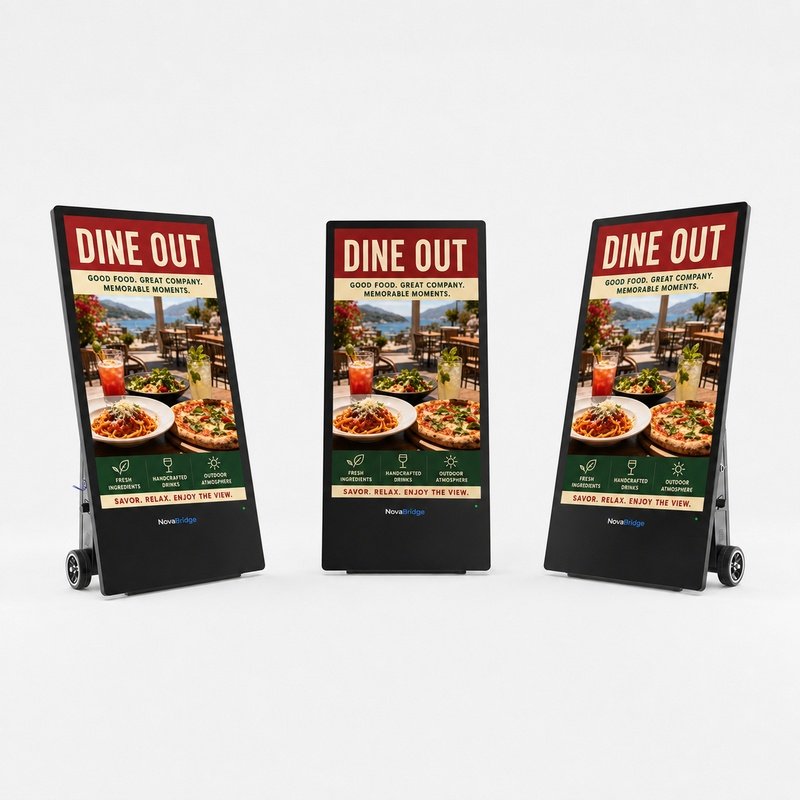 Outdoor Battery Digital Poster
