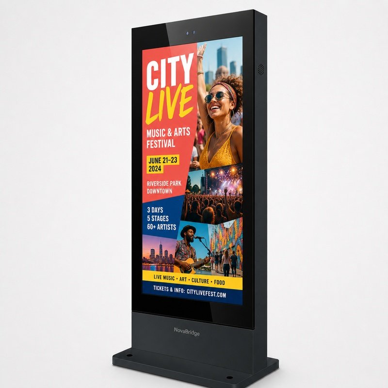 Outdoor Freestanding Digital Signage