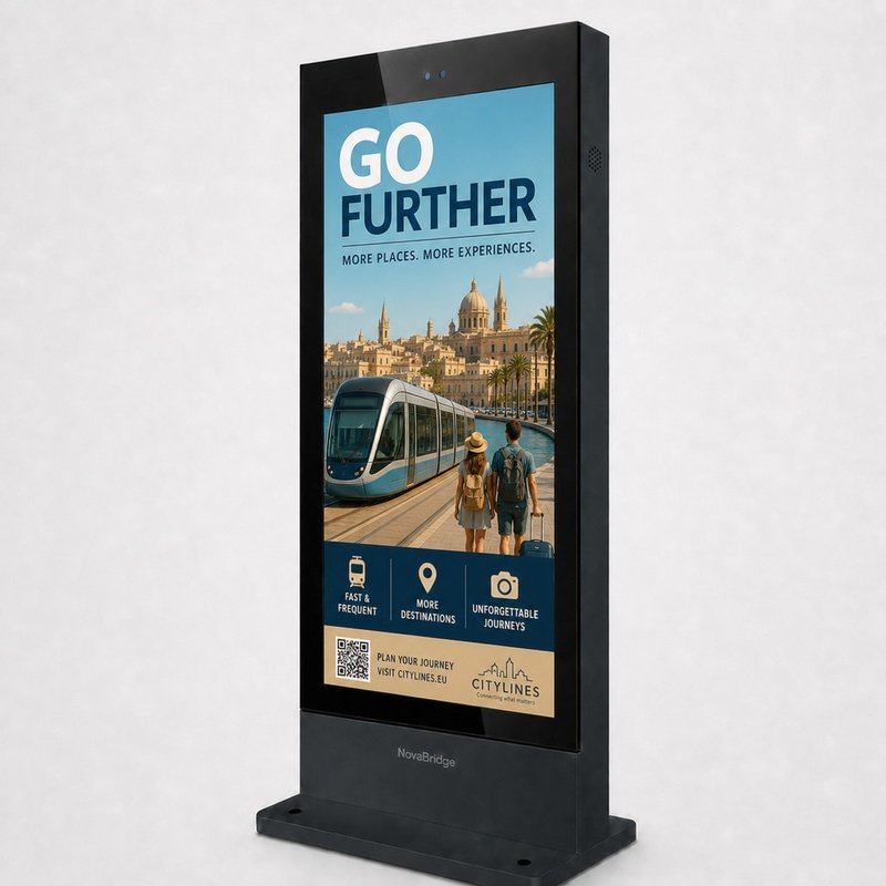 Outdoor Freestanding Digital Signage thumbnail 3