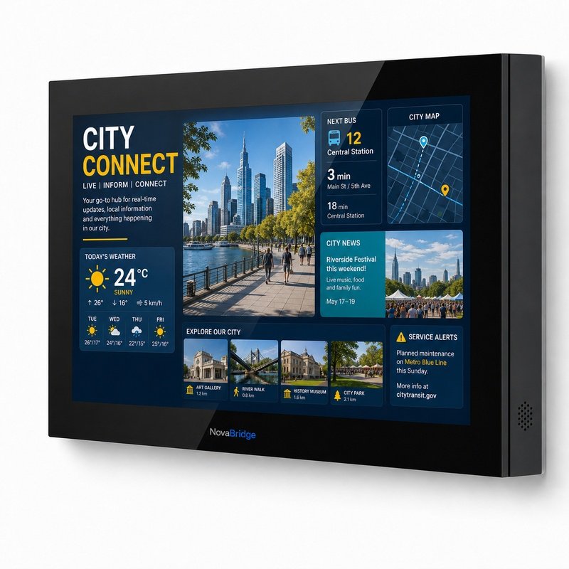 Outdoor Wall Mounted Digital Signage thumbnail 2
