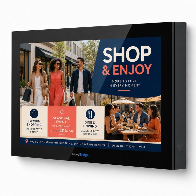 Outdoor Wall Mounted Digital Signage