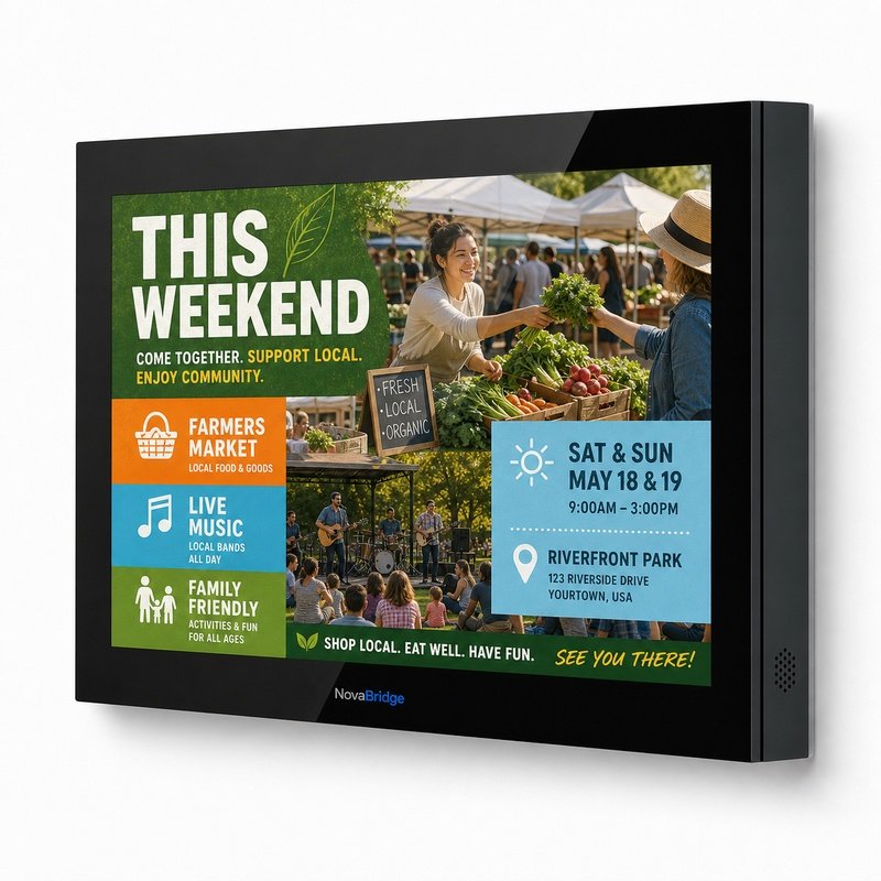 Outdoor Wall Mounted Digital Signage thumbnail 3