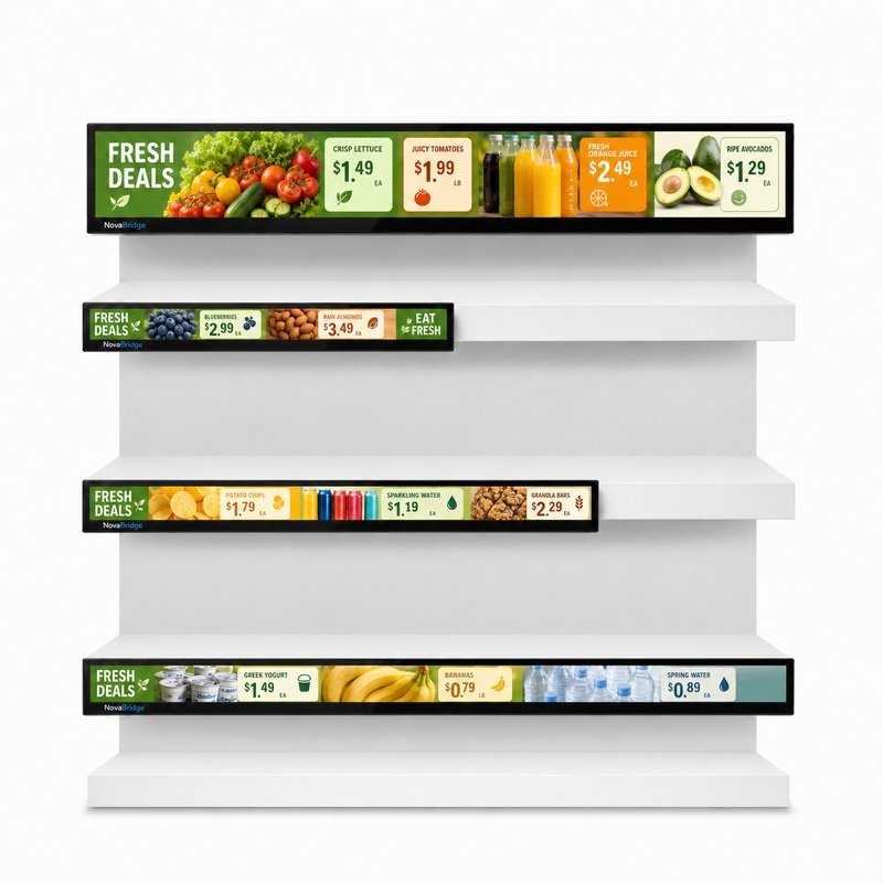 Stretched Bar Shelf Display